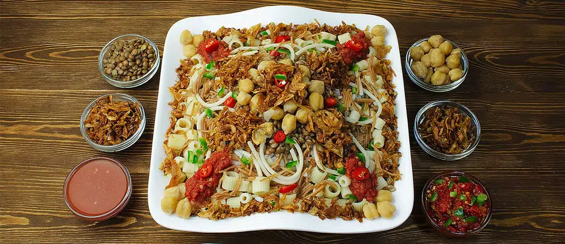 Egyptian food Kushari