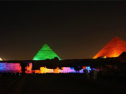 Giza pyramids sound and light show