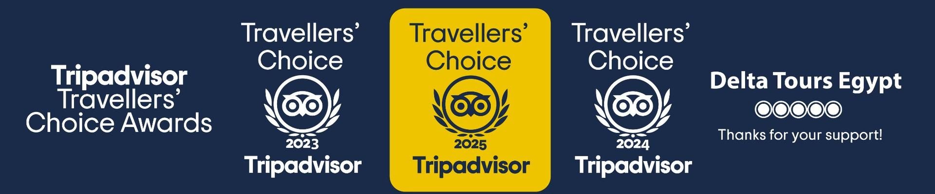 Delta Tours Egypt - TripAdvisor Travelers choice 2025