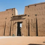 Entrance pylon of Edfu Temple
