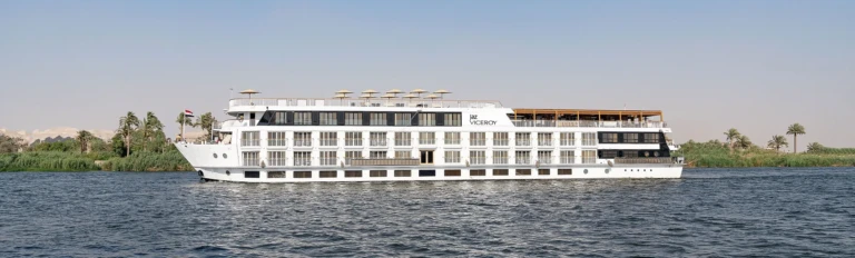 Jaz Viceroy cruise ship sailing on the Nile