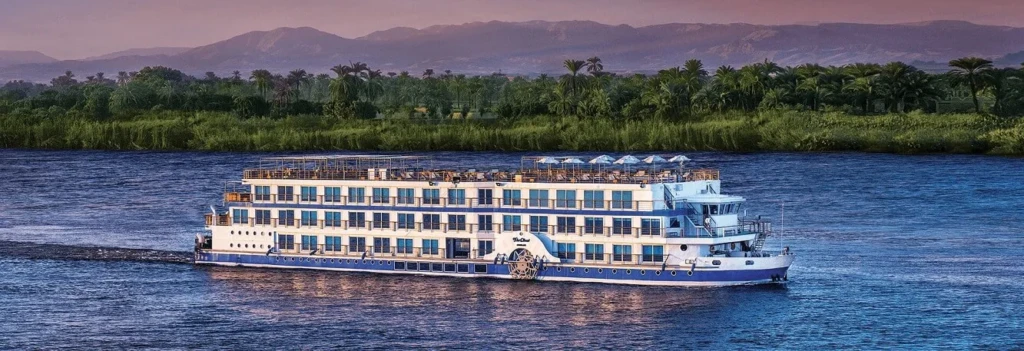 Oberoi Philae Nile cruise ship on the Nile