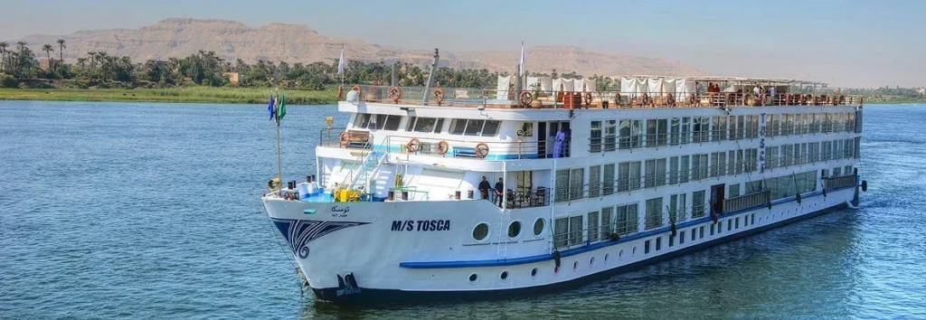 MS Tosca Nile cruise ship on the river