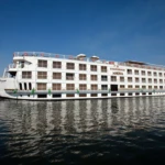 Minerva Nile cruise ship on the river