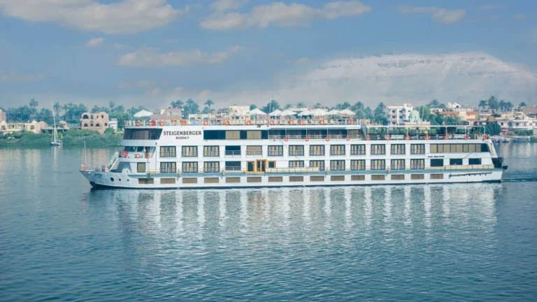 Steigenberger Regency cruise ship sailing on the Nile