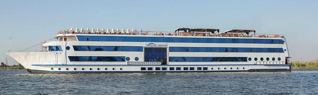 Blue Shadow Nile cruise ship on the Nile