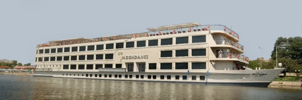 Moon Dance Nile cruise ship on the river