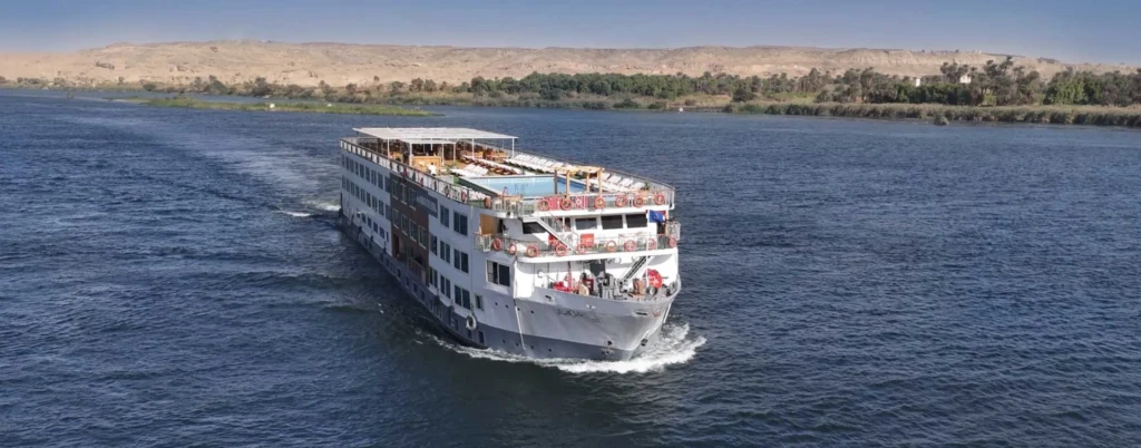 Nile Capital cruise ship sailing on the Nile