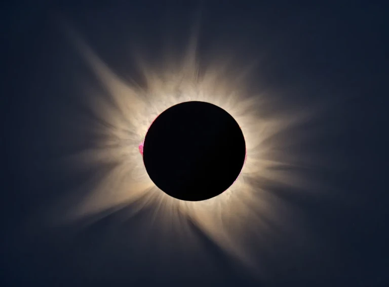 Corona of the total solar eclipse of 12 August 2026, seen from Spain