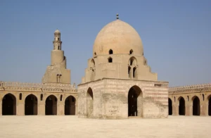 Courtyard and ablution fountain of the Mosque of Ibn Tulun, Cairo