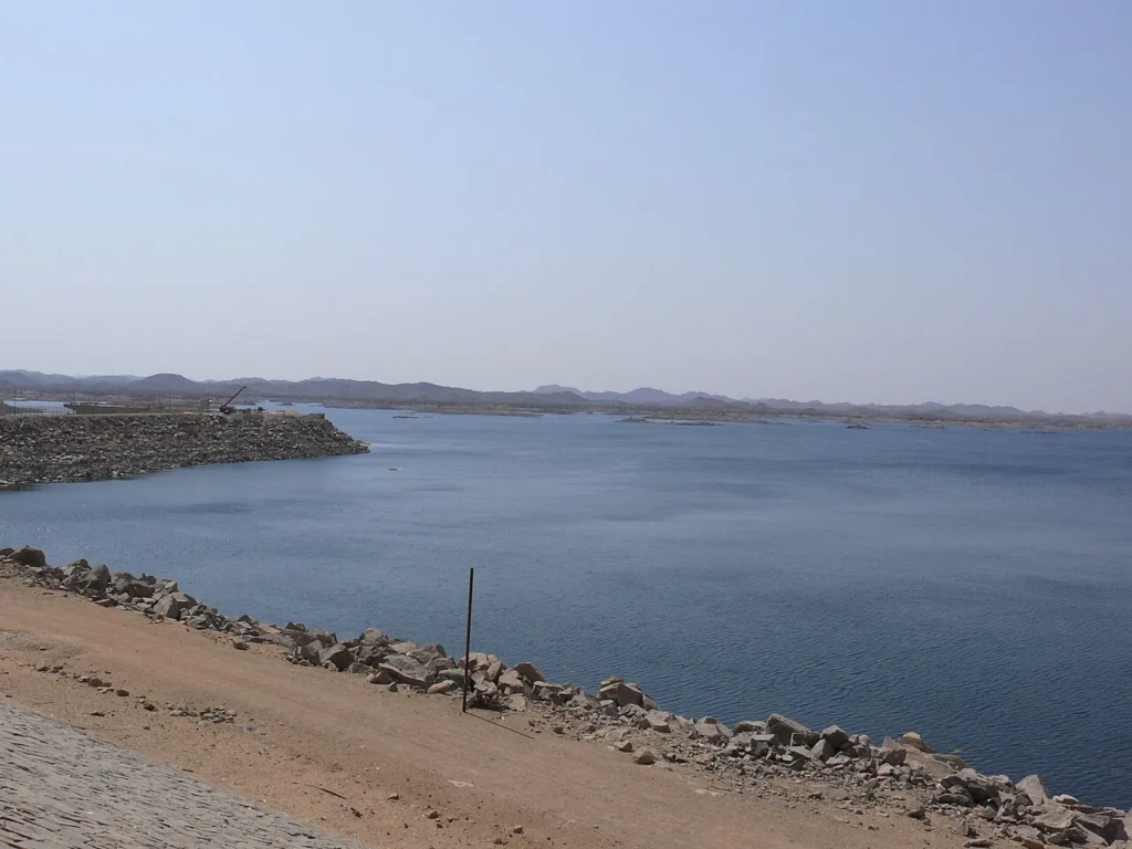 Lake Nasser from the shore