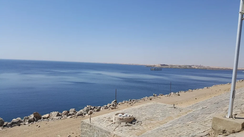 Lake Nasser seen from the Aswan High Dam