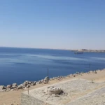Lake Nasser seen from the Aswan High Dam