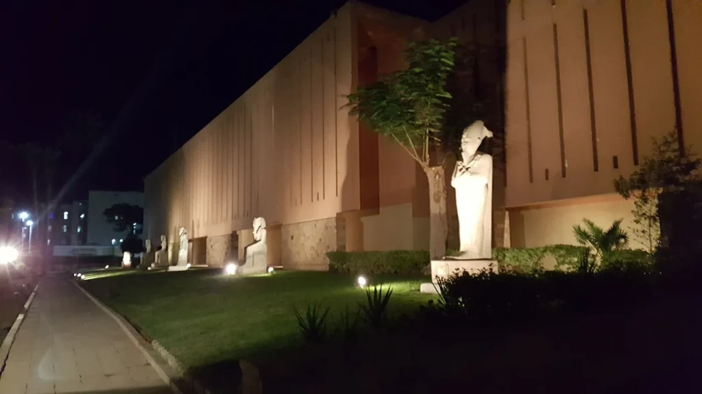 Luxor Museum at night