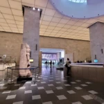 Main hall of the National Museum of Egyptian Civilization