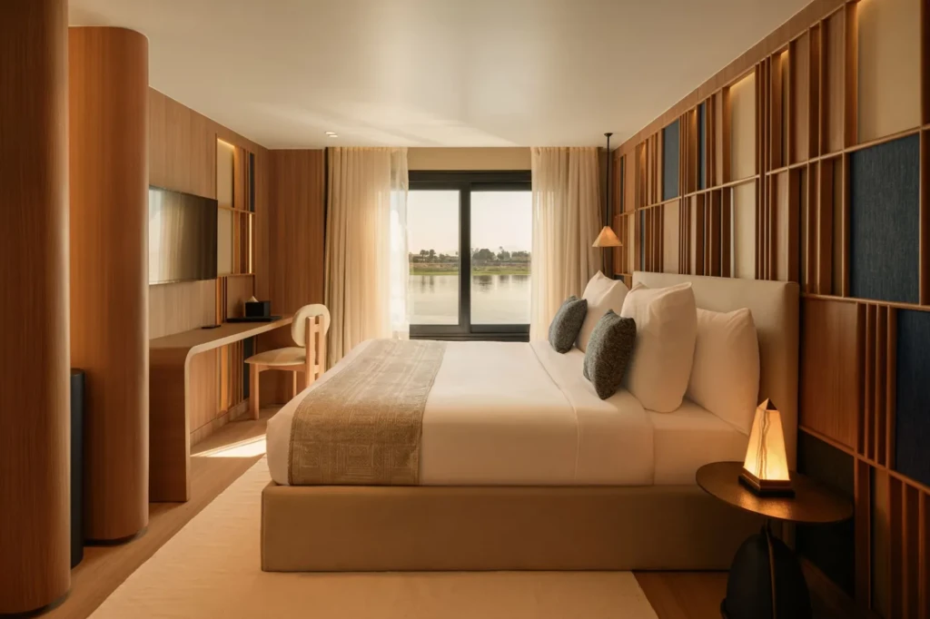 The MS Le Fayan Nile cruise ship used on our classic Cairo and Nile cruise packages