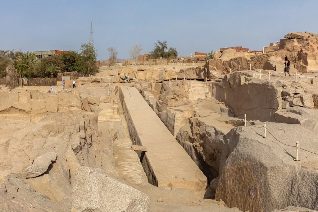 Quarry trench around the Unfinished Obelisk, Aswan