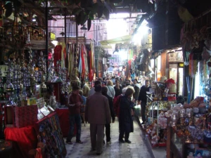 The Khan el-Khalili market in Cairo