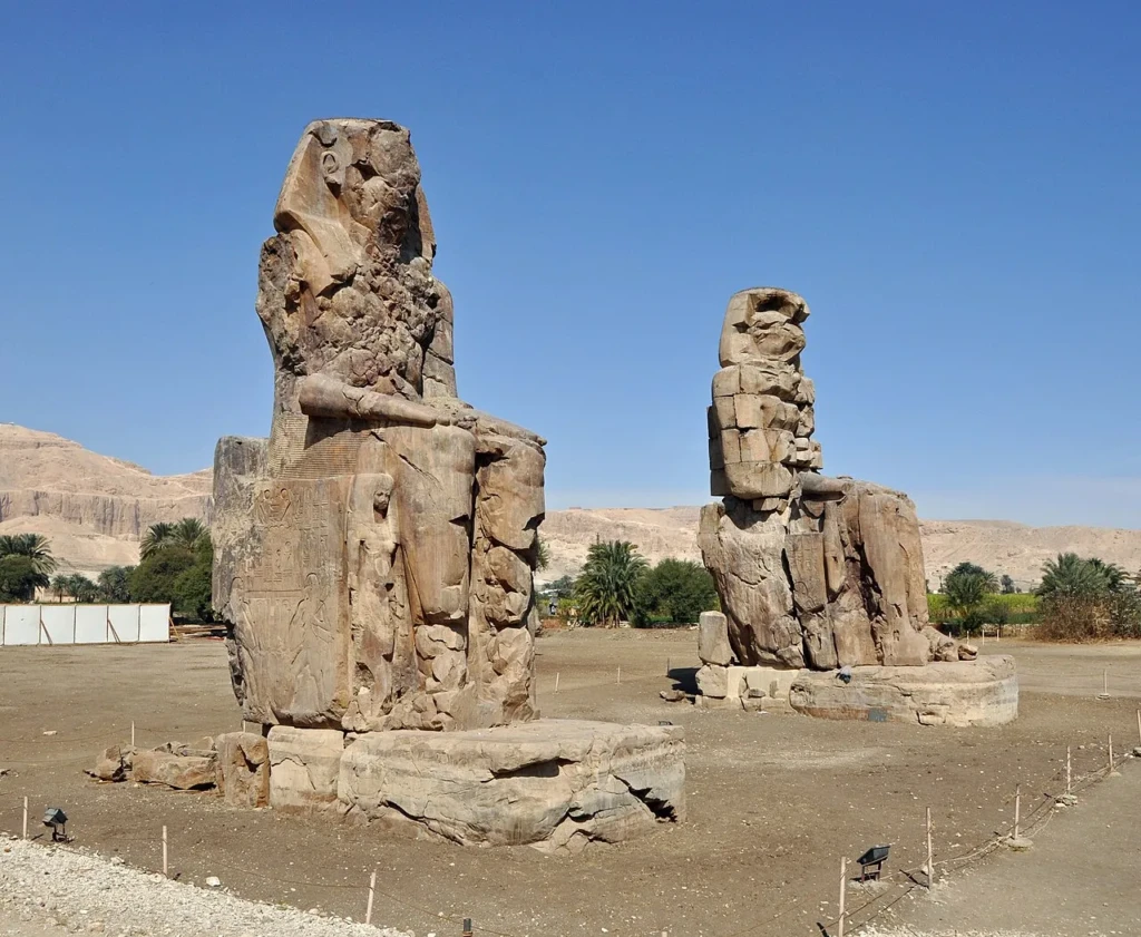 The two Colossi of Memnon