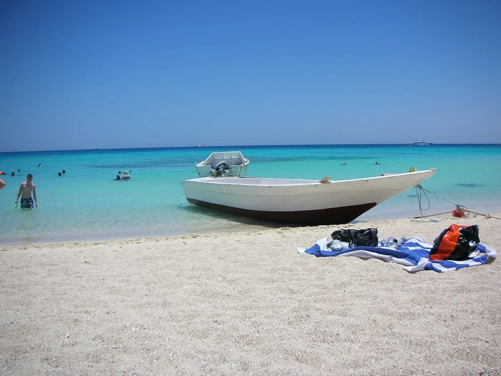Beach on Giftun Island